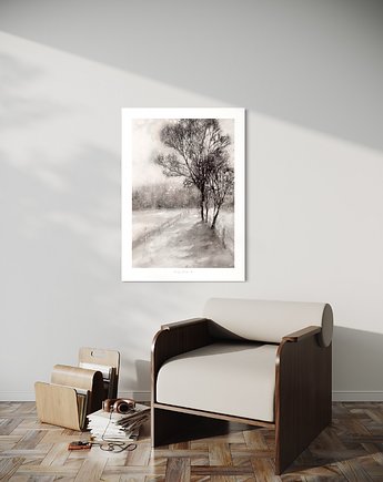 Pejzaż, print 30x40 cm, Margo Hupert