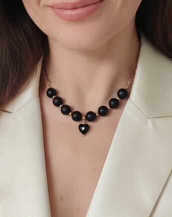 Naszyjnik Sweetheart - onyks, Studio Gazela