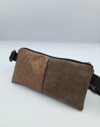 Saszetka brązowa, ML handmade
