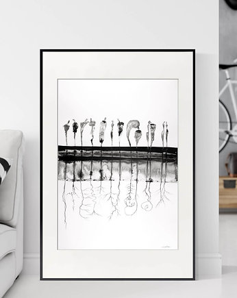 Obraz 50X70 cm wykonany ręcznie, MiniMalArt