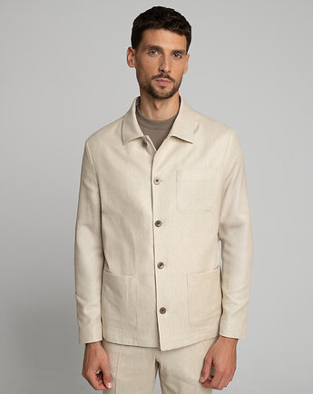 Overshirt do zestawu lodrino beżowy