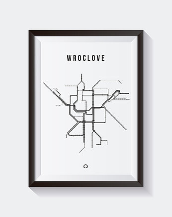 Plakat WROCŁAW tramwaje, Moje Metro