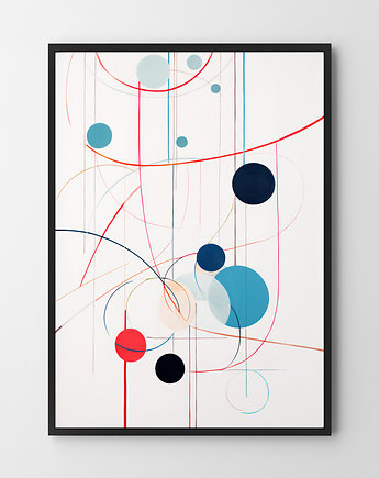 Plakat Abstrakcja kolorowa geometryczna, HOG STUDIO