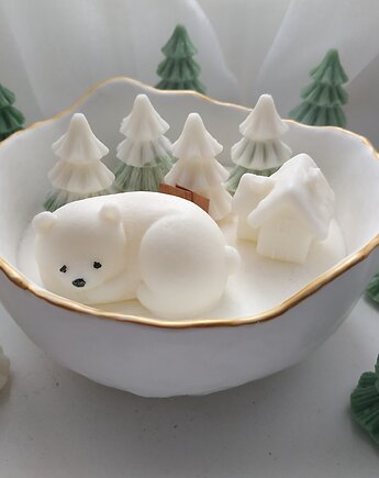 Świąteczna świeca sojowa marcepan, Narcissus Candle