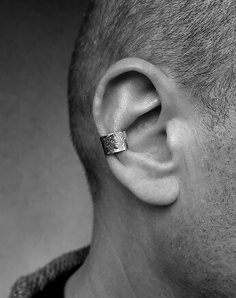 Nausznica męska BETON WHITE, ZIĘBA