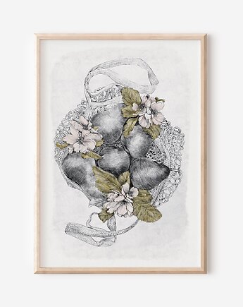 Plakat botaniczny - GRUSZKI, Mint In Paper