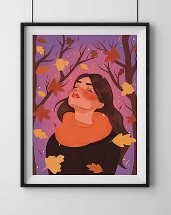Plakat Fall Walk, Maya Design
