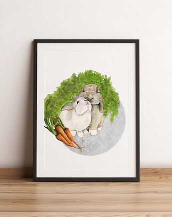 Plakat "Królik", A3, Anna Bednarczyk Ilustracje