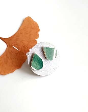 Kolczyki ceramiczne Włocławek, biżuteria z talerzy
