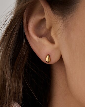 Kolczyki krople- srebro 925 pozłacane