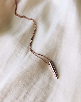 EYES ON TARGET - MINI BULLET NECKLACE(rose gold), Unikke Design