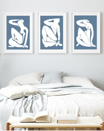 ZESTAW PLAKATÓW  Matisse cout out plakaty, black dot studio