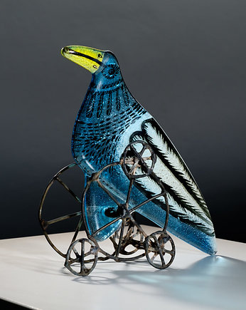 Ptak GŁUPTAK, Borowska Glass Design