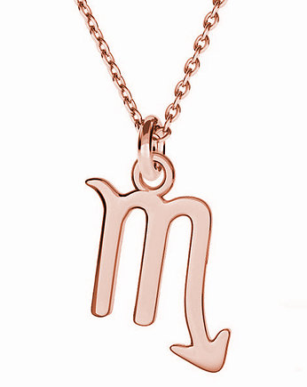 Znak zodiaku SKORPION  - srebro, złoto,róż, ISSI Jewelry