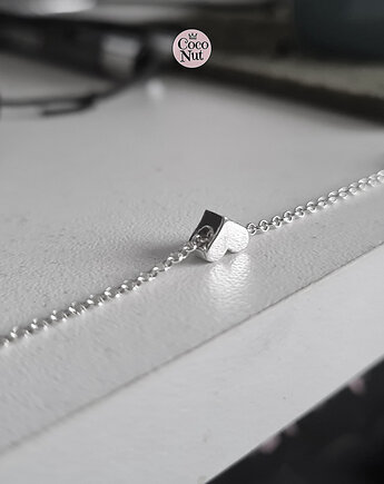 LOVE bransoletka na łańcuszku delikatna lekka na Walentynki, COCONUT