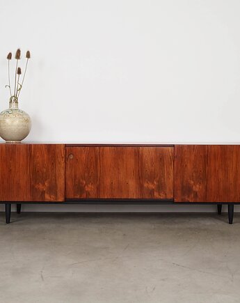 Sideboard palisandrowy, duński design, lata 70, Ib Kofod Larsen, Przetwory design