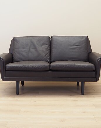 Sofa skórzana brązowa,lata 60, Aage Christiansen, Erhardsen & Andersen, Przetwory design
