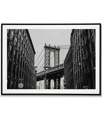 Plakat miasto Nowy Jork BROOKLYN obraz, Bajkowe Obrazki