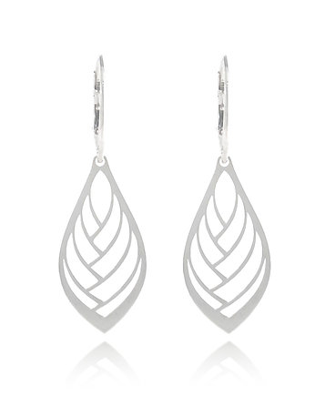 Kolczyki srebrne ażurowe duże  pr.925, VENA Jewellery