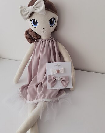 Lalka szmaciana personalizowana XXL 90 cm + zestaw opasek, Little Angels