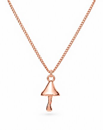 GRZYBEK - naszyjnik różowe złoto, ISSI Jewelry