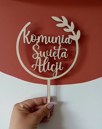 Topper Komunia Święta, Perplat