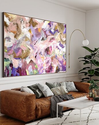 Obraz abstrakcyjny 156x105 cm, Dorota Ferens
