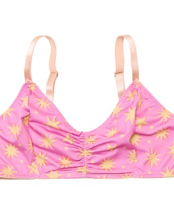 Bralette  starry tale  lemon rose, FIG the BRA