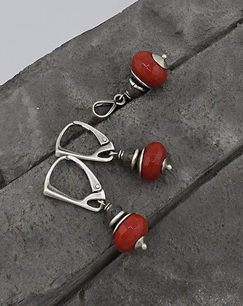 Komplet czerwień&szarość, RayOfArt