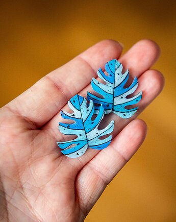 Klipsy monstery niebieskie, Pintura