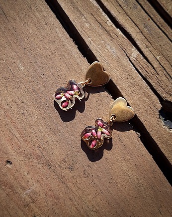 Kolczyki wiszące misie, Figa handmade accessories