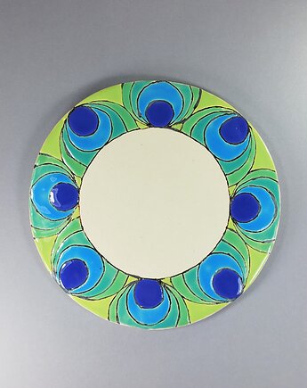 Ceramiczna podstawka Pawie Oczka, M.J