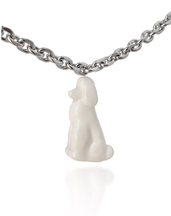 Naszyjnik BIAŁY PUDEL, Flores Jewellery