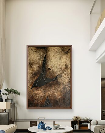 "Tkankaprzemian" nowoczesny obraz abstrakcyjny, p.art.able Paulina Jaroszewska