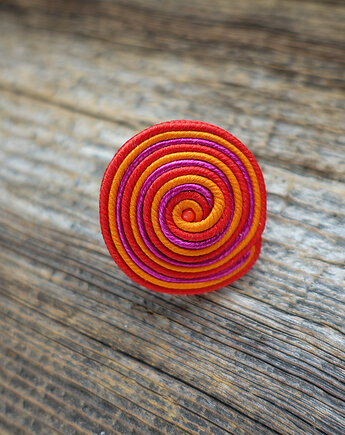 Lollipop- pierścionek sutasz, Mró Soutache