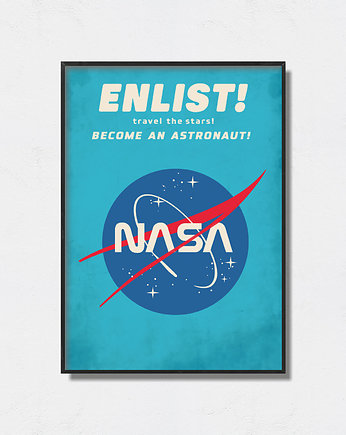 Nasa Vintage Poster, Pas De LArt