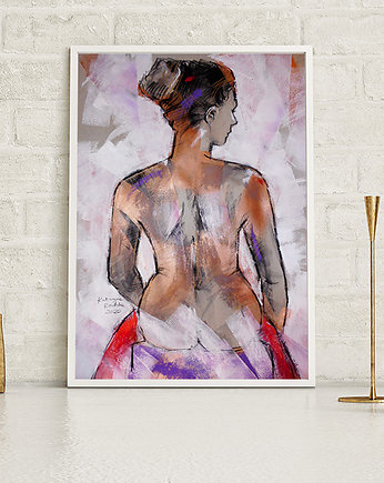 Akt M - plakat 50x70 cm, Katarzyna Radzka