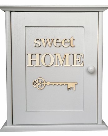 Szafka na klucze -Szara - Sweet Home- SK43, Prowansalska Manufaktura
