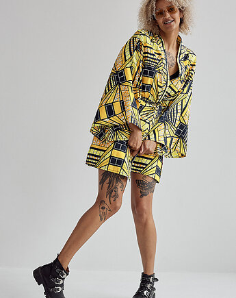 Kimono żółto-czarne Sunny Warrior, Pintera