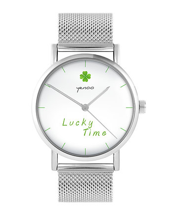Zegarek - Lucky time - bransoleta mesh, yenoo