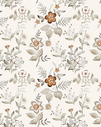 Tapeta ścienna Spring Flowers Mice Collection 53cmx10m PZ, Bajkowe Wnetrza