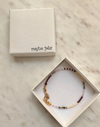 Bransoletka Ann z kamieni i koralików, MAYBEJWLR