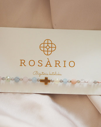 Bransoletka różańcowa pastelowa, ROSARIO