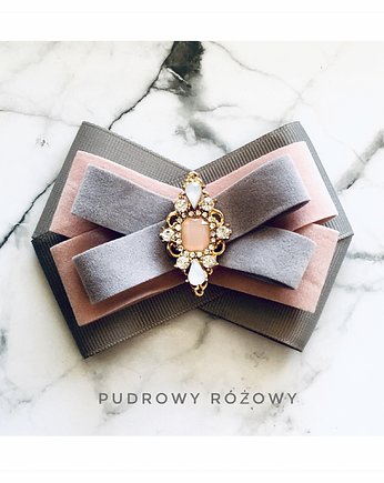 Unikatowa zamszowa kolekcja z Kryształkiem NEW, Pudrowy Różowy