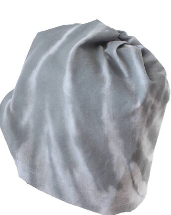 Cienka czapka przejściowa handmade, assembleage