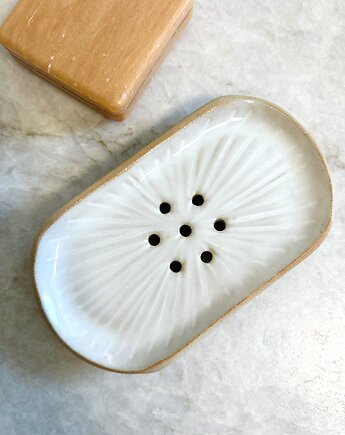 Ceramiczna Mydelniczka - biel, Och ceramika