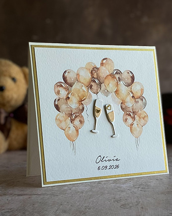 Personalizowana kartka na 18 urodziny, BH 20b, Anna Art and Crafts