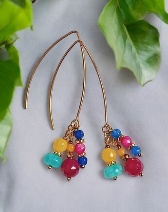 Kolczyki : SUMMER collection :: 66mm, kaktusia