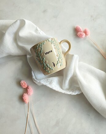 Ceramiczny Kubek 200 ml "Mama", Dwa Wypały