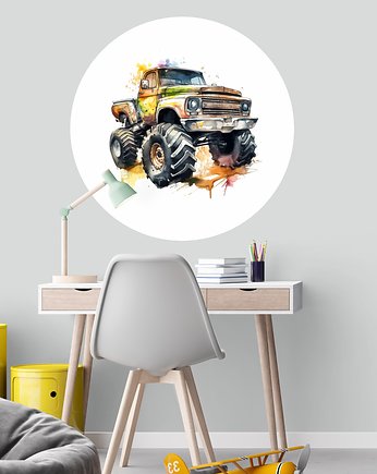 Naklejka Monster Truck A20, OKAZJE - Prezent na Baby shower